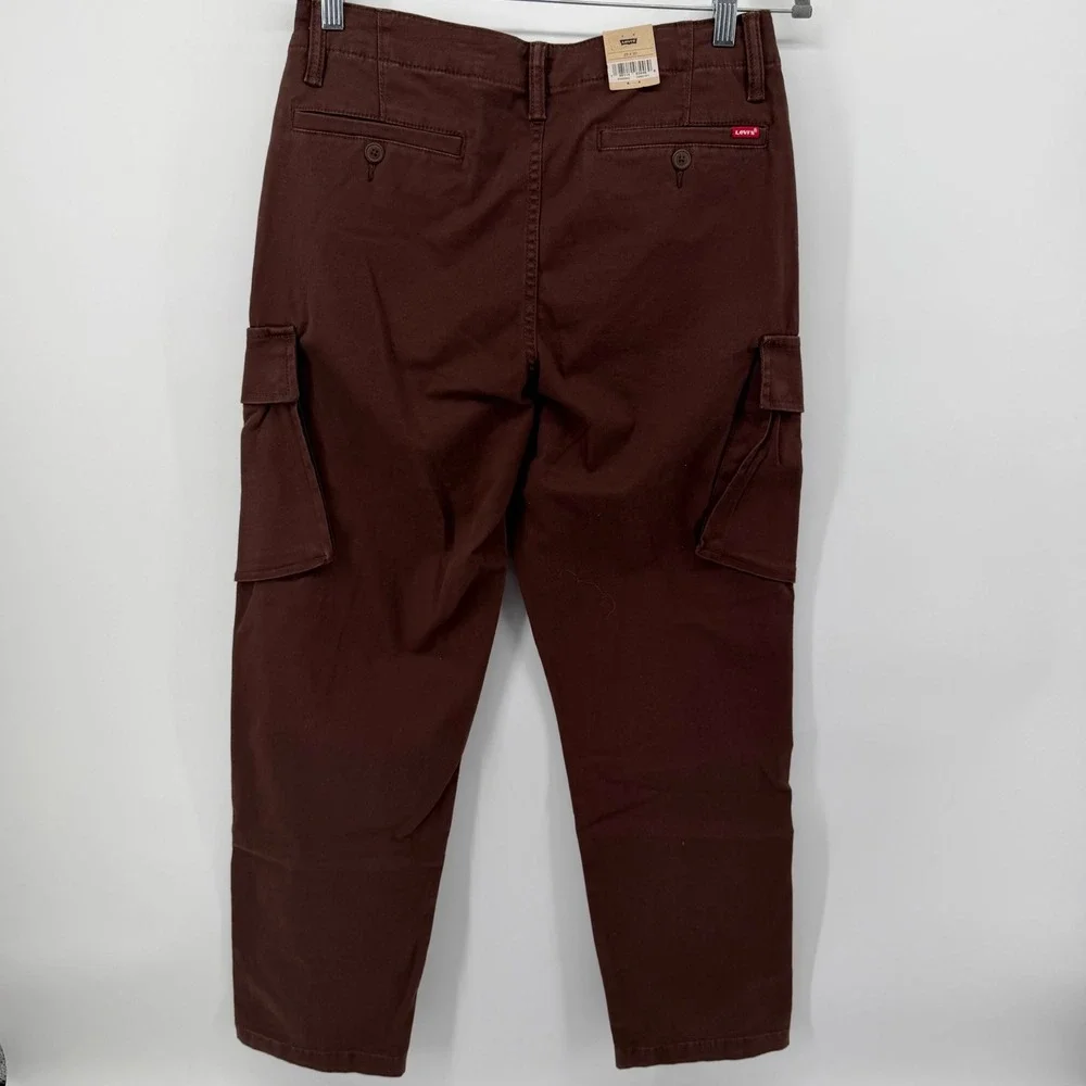 Levi's Cargo Pants Mens 29x30 Brown XX Cargo Taper Stretch 39441-0043 Utility